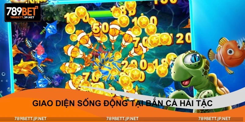 Giao diện sống động tại bắn cá hải tặc