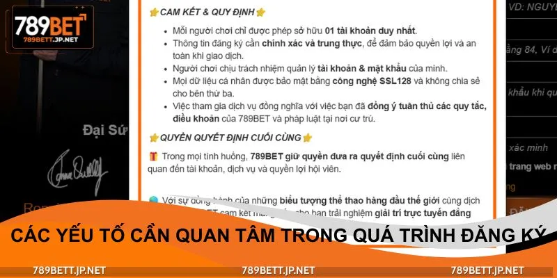 Những điều game thủ nên biết trước khi hoàn thành đăng ký