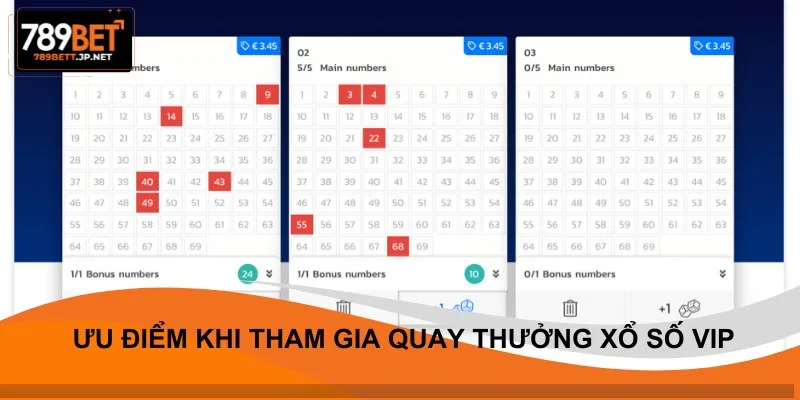 Ưu điểm khi tham gia quay thưởng xổ số VIPƯu điểm khi tham gia quay thưởng xổ số VIP